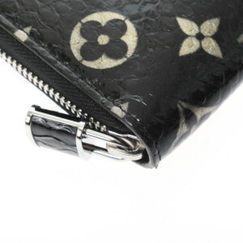Louis Vuitton Wallet Python Leather Black Zippy L… - image 4